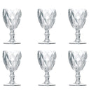 Jogo de Taças Vidro Primeira Linha Vinho Agua Linha Diamond