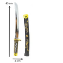 Kit Brinquedo Samurai Espada Com 5 Acessórios Ninja Infantil