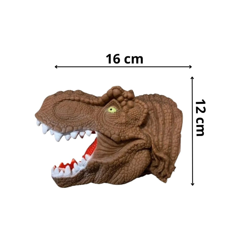 Mascara de Dinossauro Rex Fantoche Brinquedo Infantil
