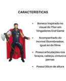 Boneco 50 Cm Thor Endgame Articulado Brinquedo - Ref. 567